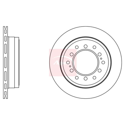 Apec Brake Disc DSK2939