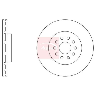 Apec Brake Disc DSK2951