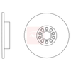 Apec Brake Disc DSK2953 thumbnail