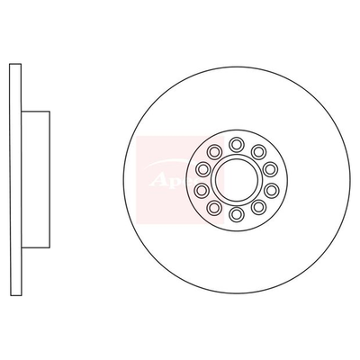 Apec Brake Disc DSK2953
