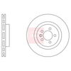 Apec Brake Disc DSK2954 thumbnail
