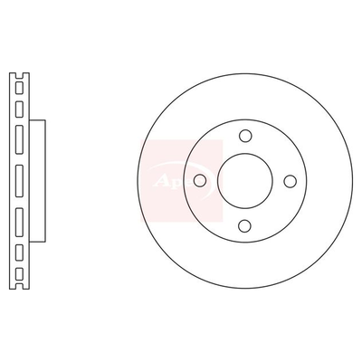 Apec Brake Disc DSK2955