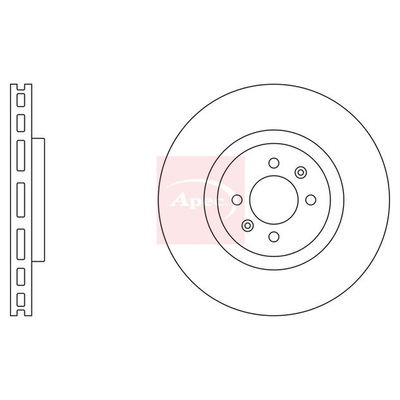 Apec Brake Disc DSK2973