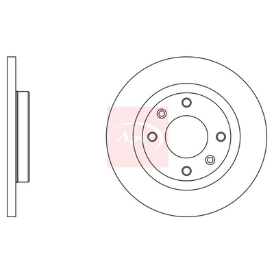 Apec Brake Disc DSK2974