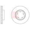 Apec Brake Disc DSK2975 thumbnail