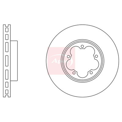 Apec Brake Disc DSK2975