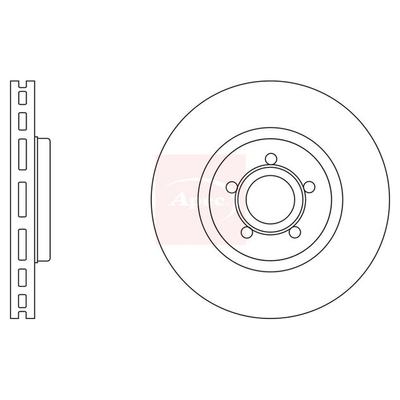 Apec Brake Disc DSK2980