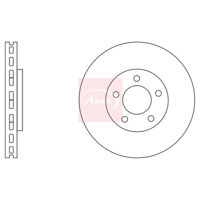Apec Brake Disc DSK2986