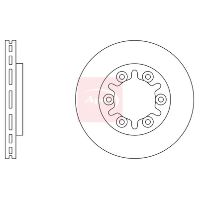 Apec Brake Disc DSK2989
