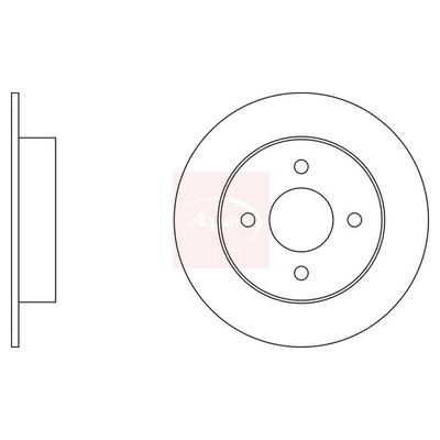 Apec Brake Disc DSK299