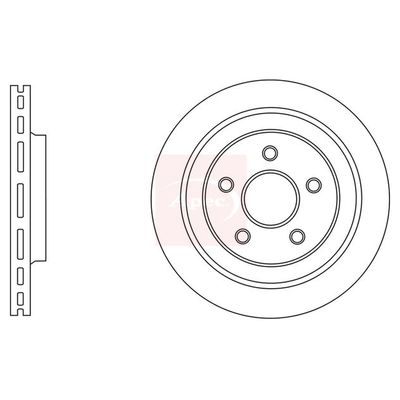 Apec Brake Disc DSK3022