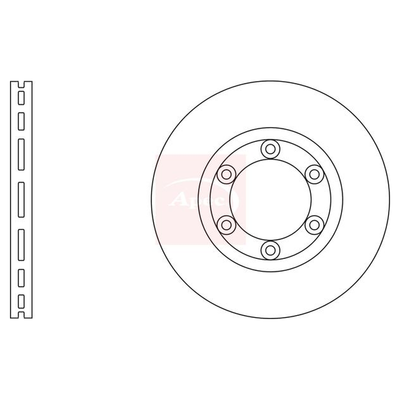 Apec Brake Disc DSK3037