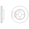Apec Brake Disc DSK303 thumbnail