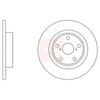 Apec Brake Disc DSK3053 thumbnail