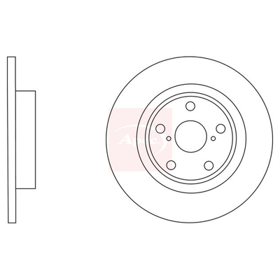 Apec Brake Disc DSK3053