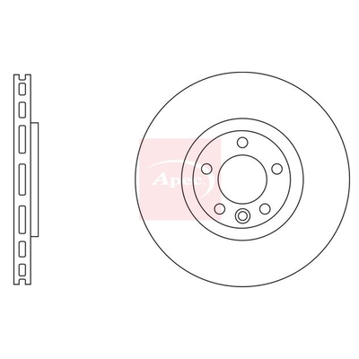 Apec Brake Disc DSK3117