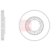 Apec Brake Disc DSK3134 thumbnail
