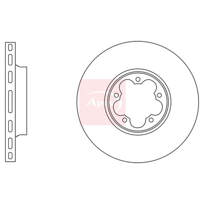 Apec Brake Disc DSK3140