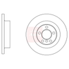 Apec Brake Disc DSK3158 thumbnail