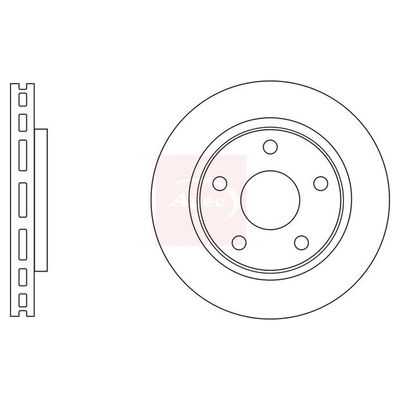 Apec Brake Disc DSK3160
