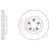 Apec Brake Disc DSK3161 thumbnail