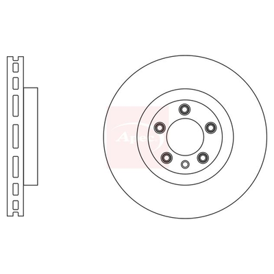 Apec Brake Disc DSK3161