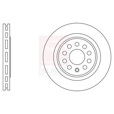 Apec Brake Disc DSK3167B