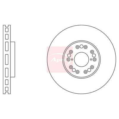 Apec Brake Disc DSK316