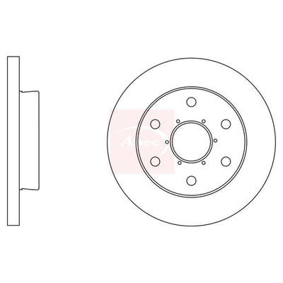 Apec Brake Disc DSK3171
