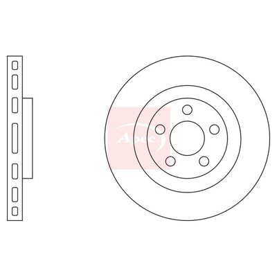 Apec Brake Disc DSK3178
