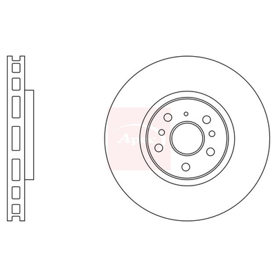 Apec Brake Disc DSK3196