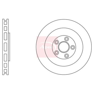 Apec Brake Disc DSK3201