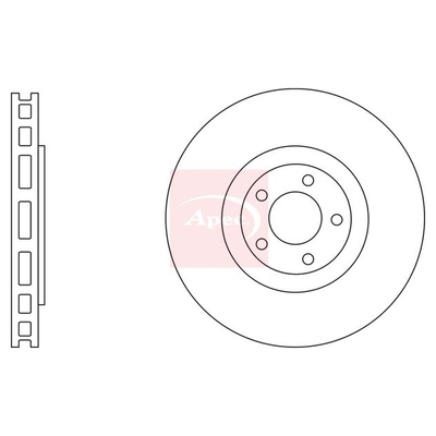 Apec Brake Disc DSK3202
