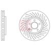 Apec Brake Disc DSK3204 thumbnail