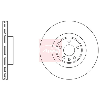 Apec Brake Disc DSK3205