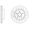 Apec Brake Disc DSK3219 thumbnail