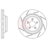 Apec Brake Disc DSK3223 thumbnail