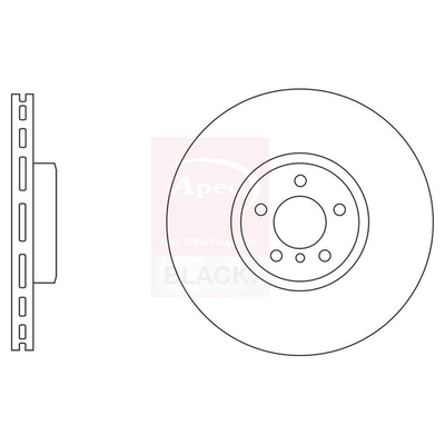 Apec Brake Disc DSK3232B
