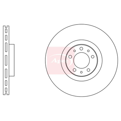 Apec Brake Disc DSK3233