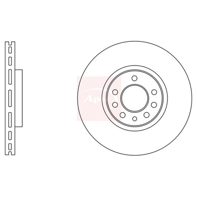 Apec Brake Disc DSK3243