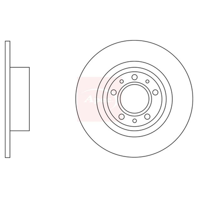 Apec Brake Disc DSK3246