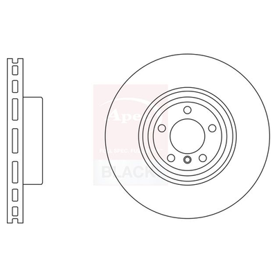 Apec Brake Disc DSK3249B