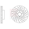 Apec Brake Disc DSK3251B thumbnail