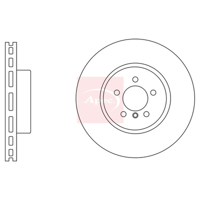 Apec Brake Disc DSK3254