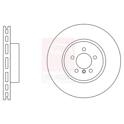 Apec Brake Disc DSK3254B