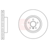 Apec Brake Disc DSK3255 thumbnail