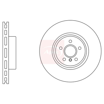 Apec Brake Disc DSK3255