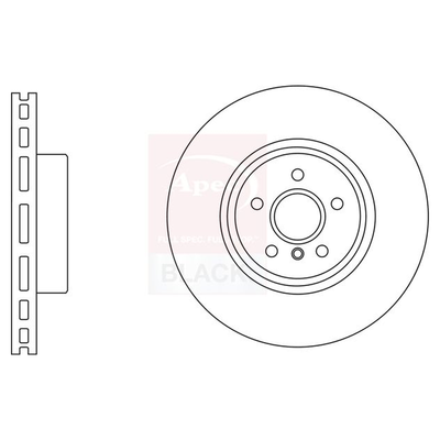 Apec Brake Disc DSK3256B