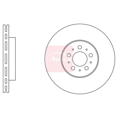 Apec Brake Disc DSK3258