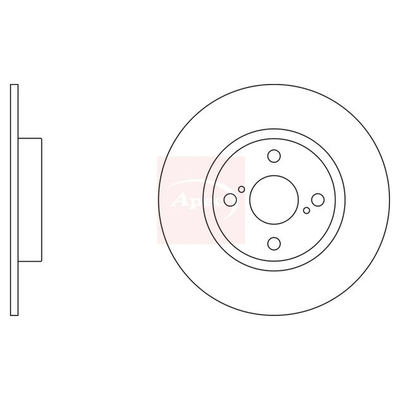 Apec Brake Disc DSK325